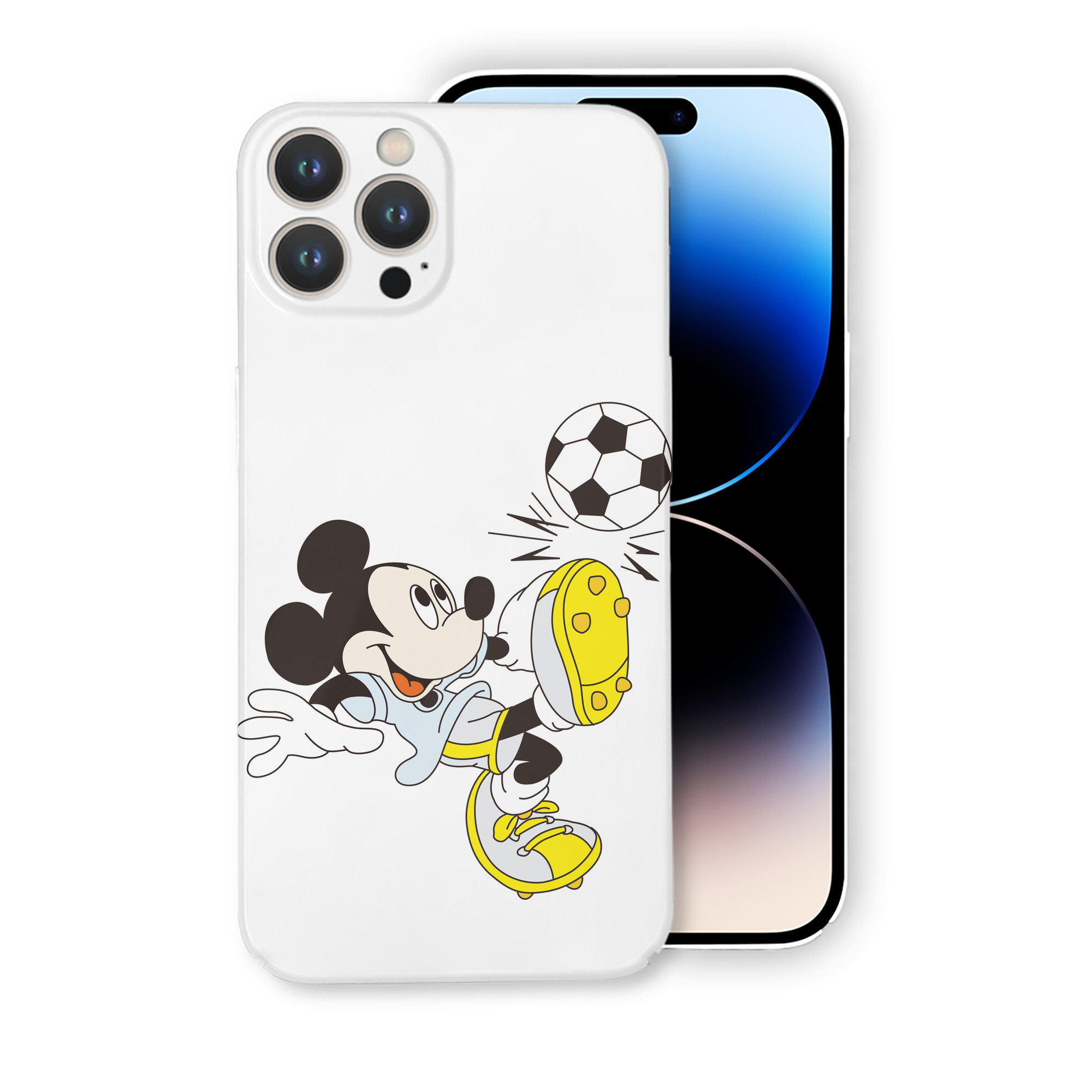 （画像用） ミッキーマウス Mickey Mouse 【iPhone 14シリーズ対応】ハードケース